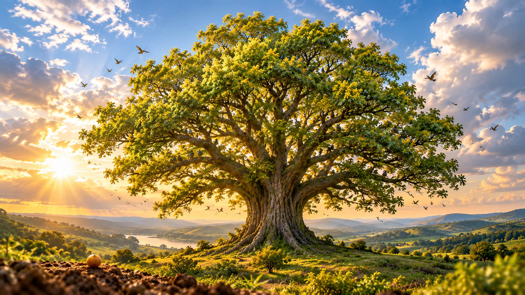 Mustard plant grows into a tree